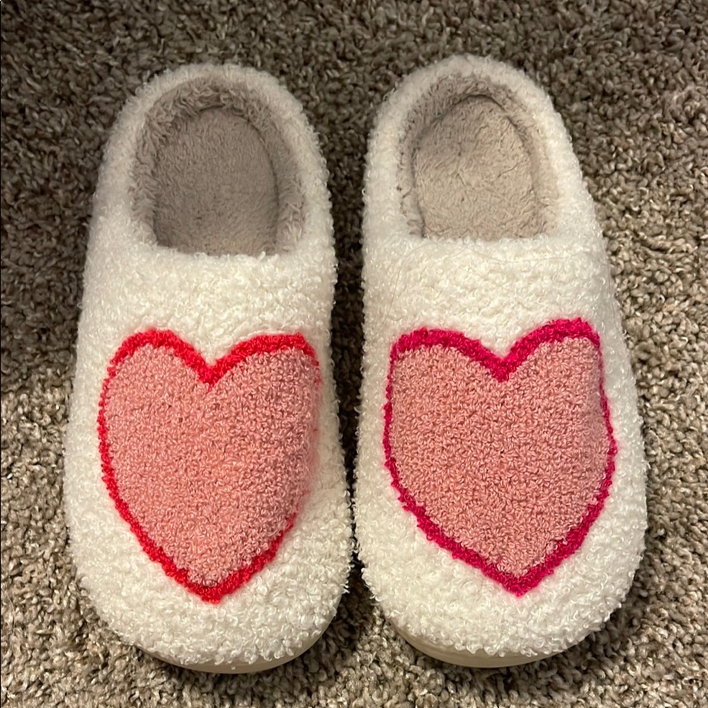 Cozy Heart Slippers